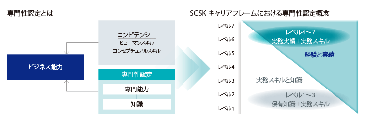 図4　SCSKにおける専門性認定制度
