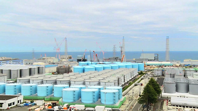 図6　福島第一原子力発電所敷地内の様子