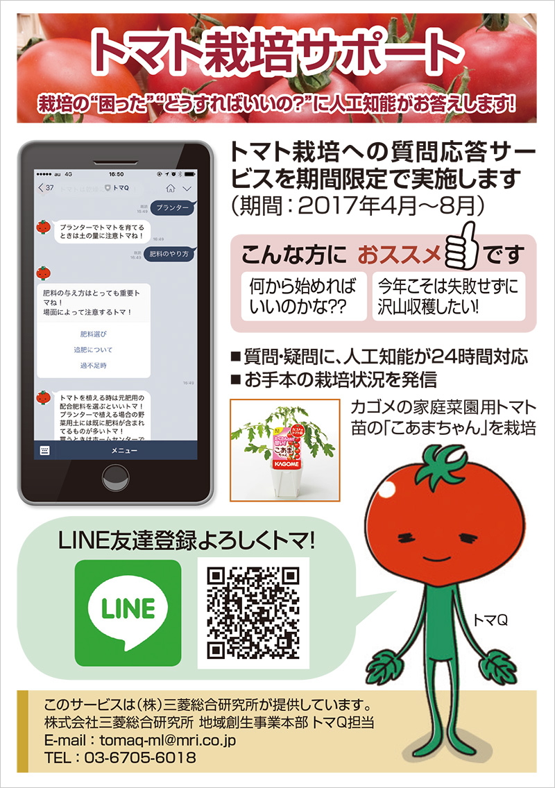 図　トマト栽培サポート