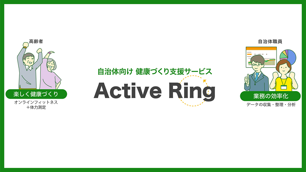 自治体向け健康づくり支援サービス「Active Ring」